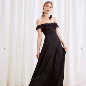 Reformation Verbena Dress, Navy Blue, size 6